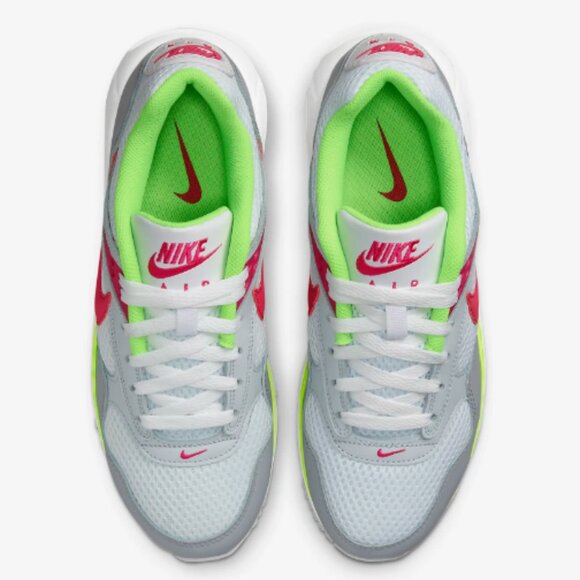 Size 7 - Nike Air Max Correlate White Fireberry Lime Green W - Picture 1 of 8